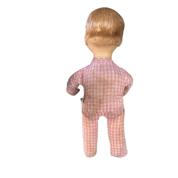 Vintage 1971 Effanbee Doll 8171 Soft Body Molded Hair Green Sleepy Eyes 14” READ - Picture 3 of 14